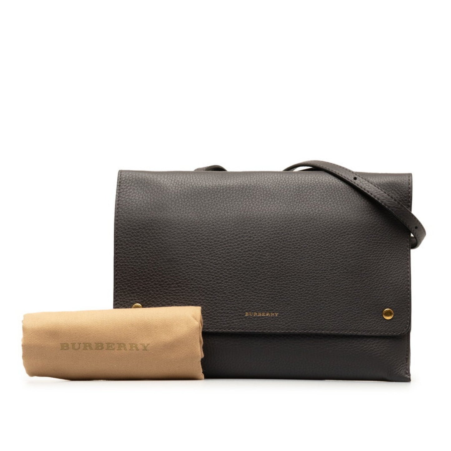 Burberry Brown Leather Shoulder