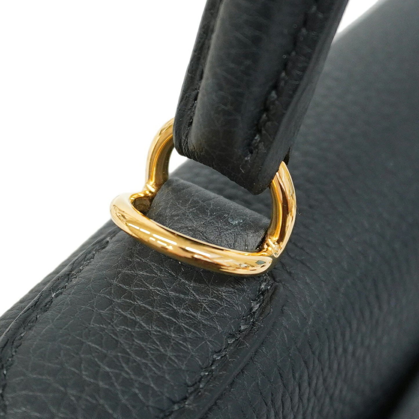 Hermès Black Leather Kelly 28