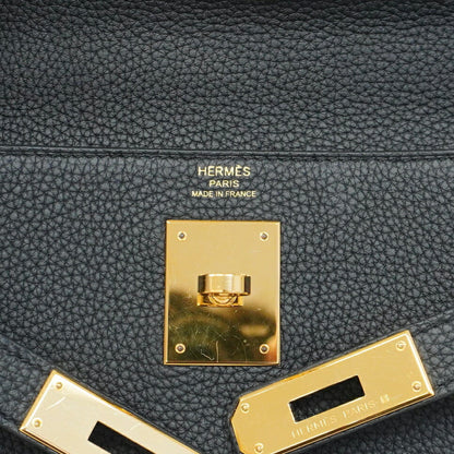 Hermès Black Leather Kelly 28