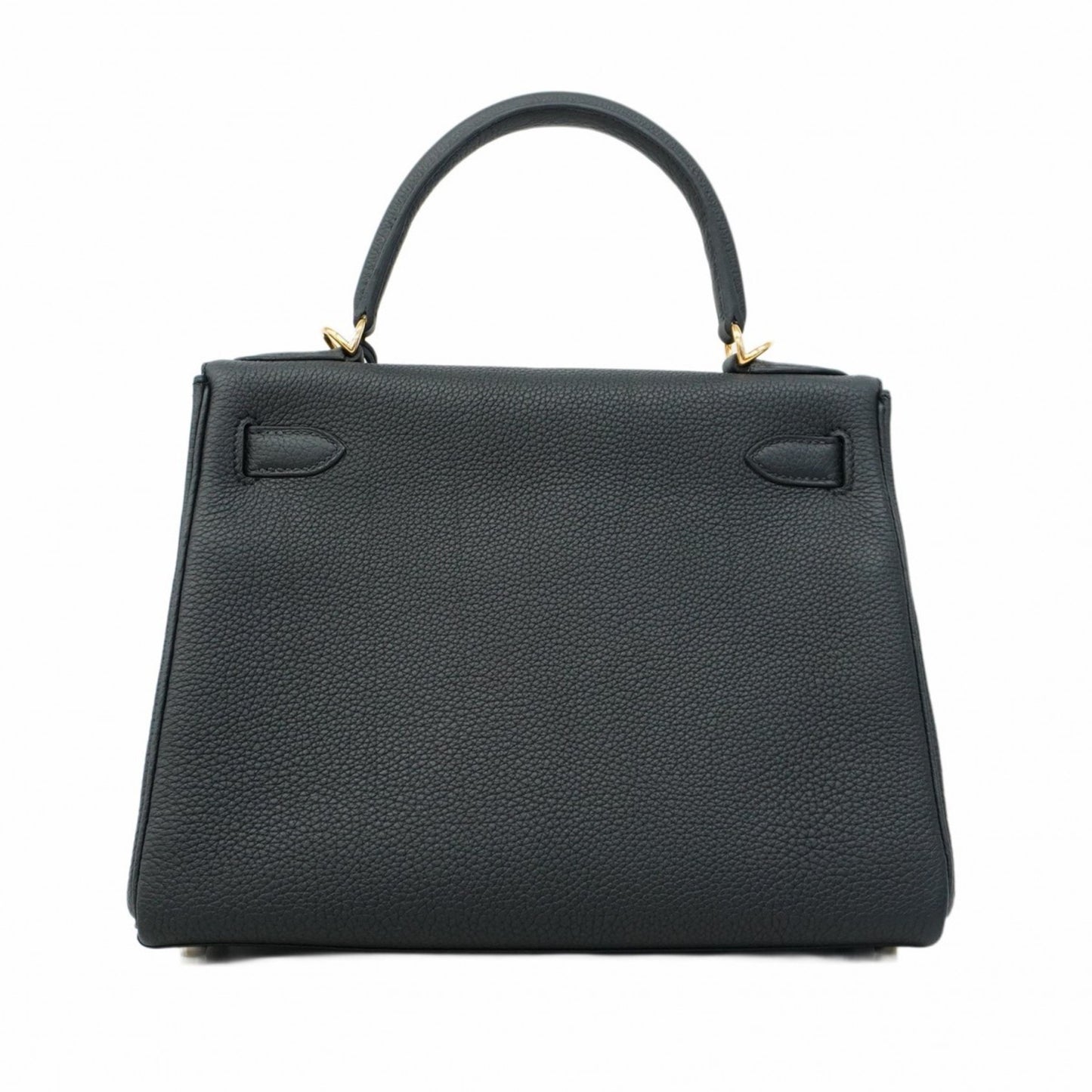 Hermès Black Leather Kelly 28