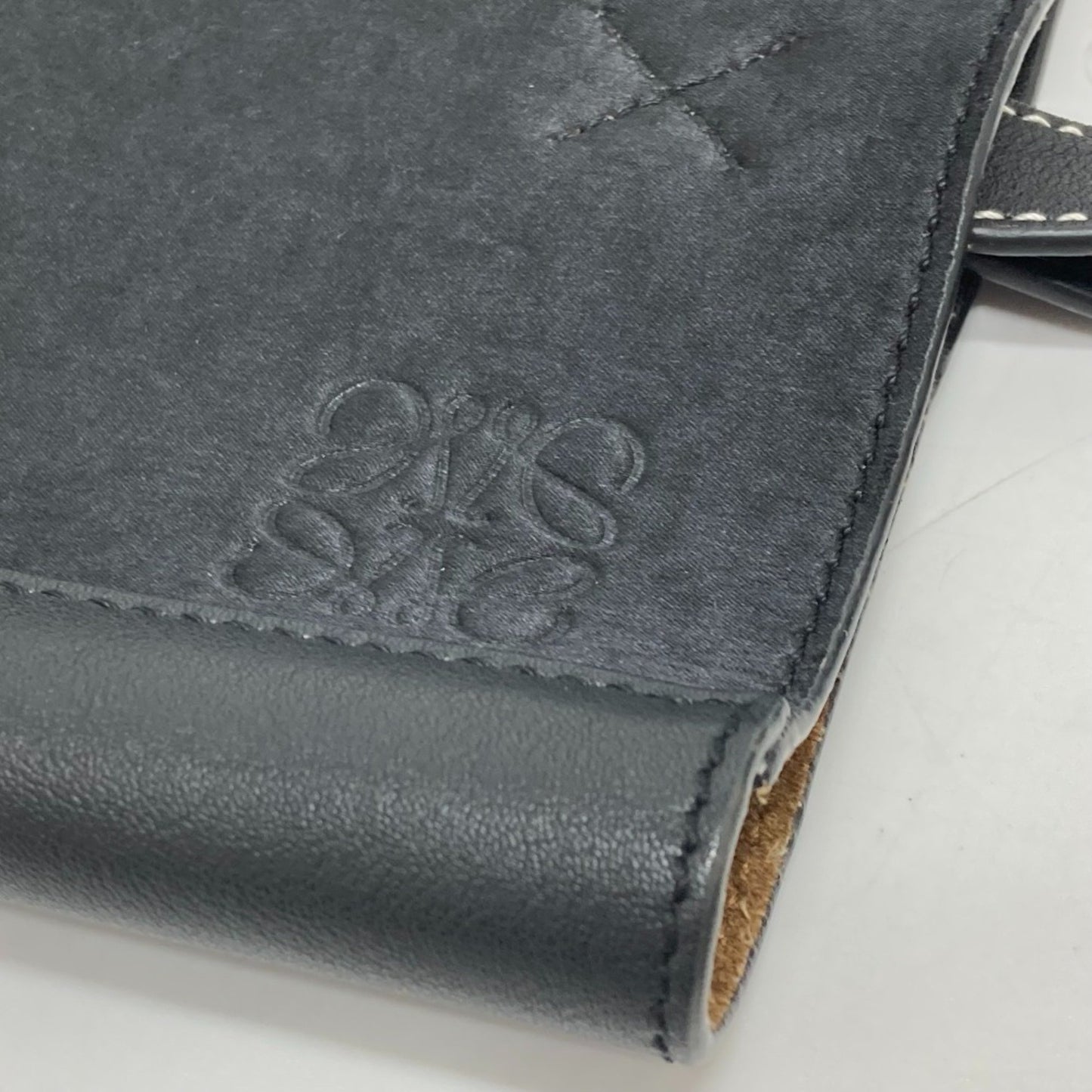 Loewe Black Suede Tote