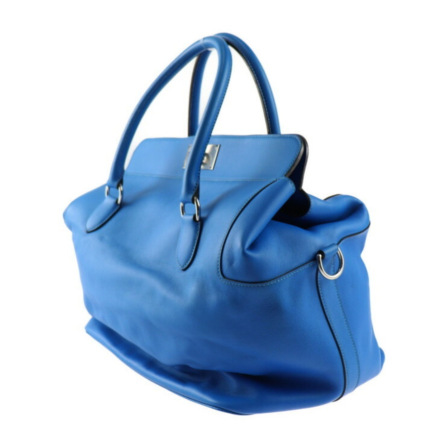 Hermès Blue Leather Toolbox