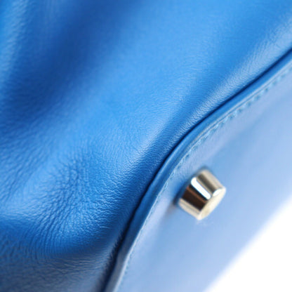 Hermès Blue Leather Toolbox