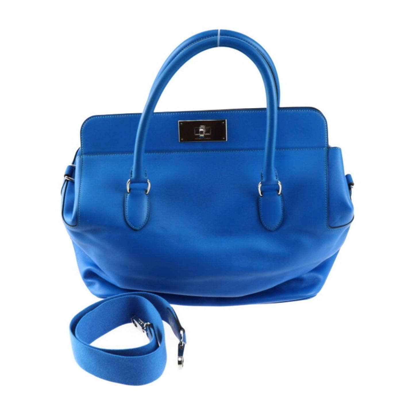 Hermès Blue Leather Toolbox