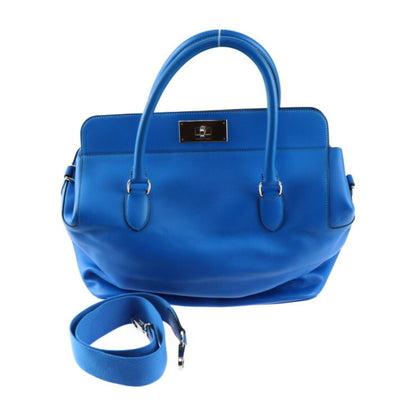 Hermès Blue Leather Toolbox