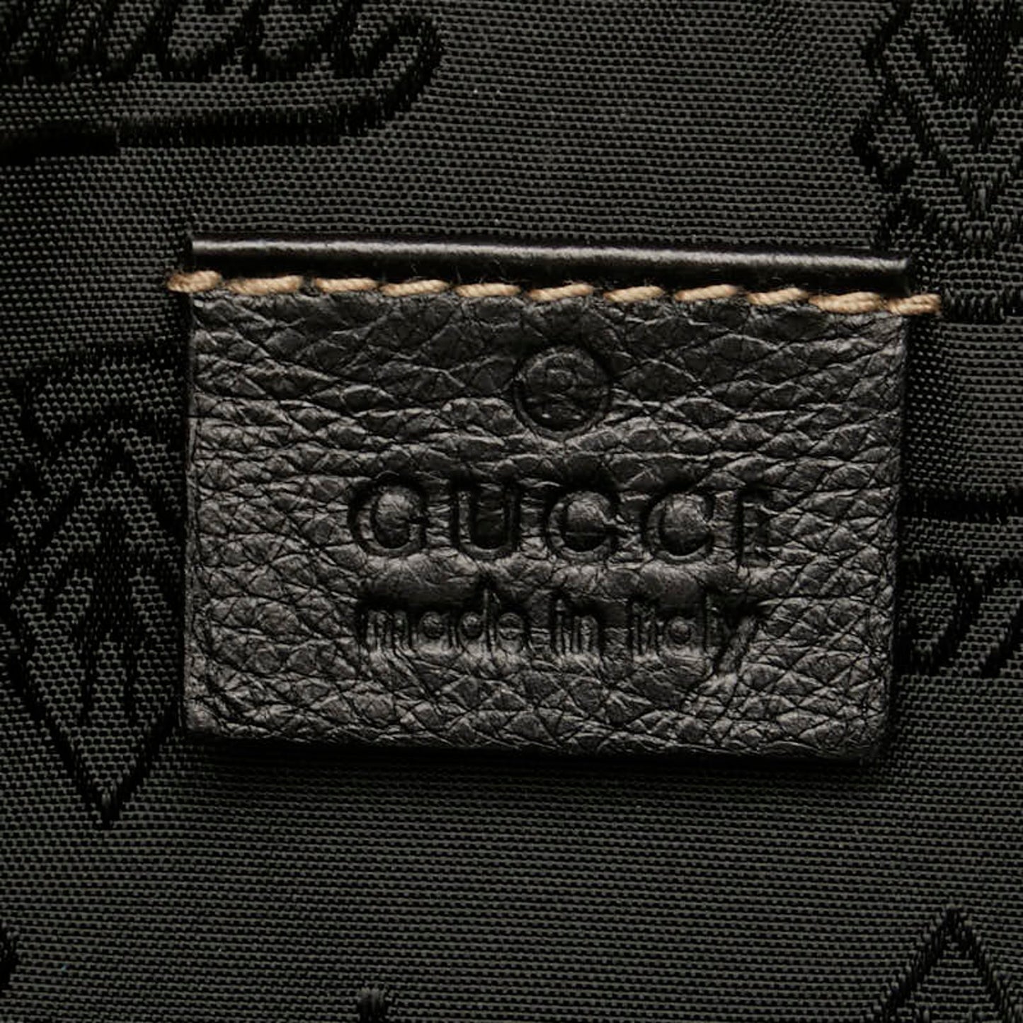 Gucci Black Leather --