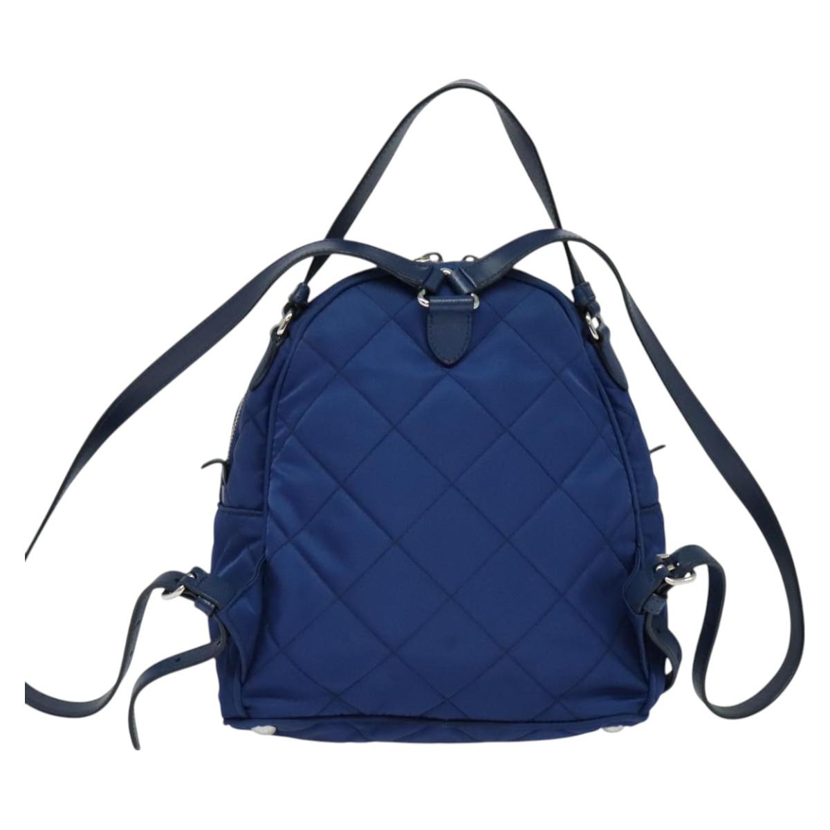 Prada Blue Nylon Tessuto