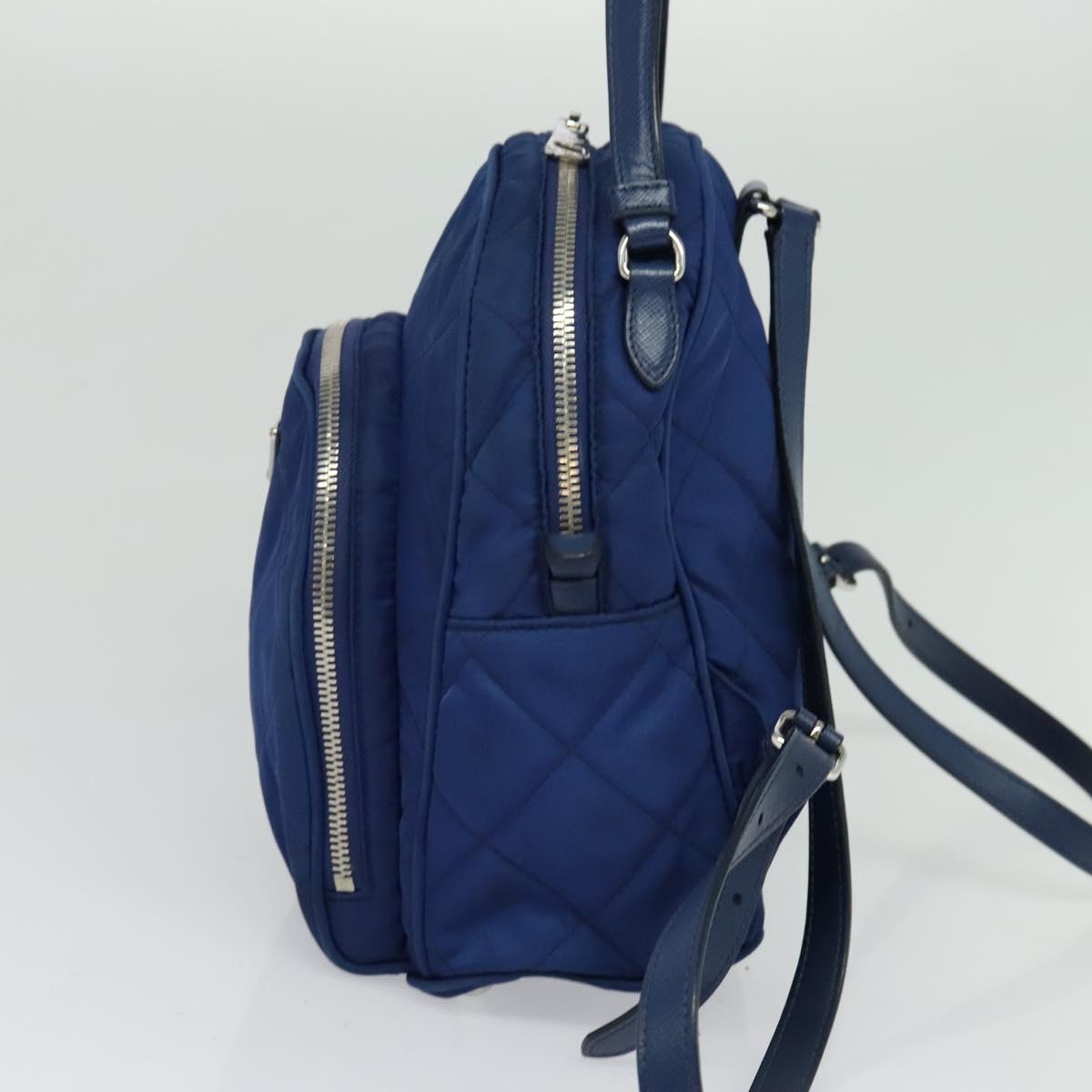 Prada Blue Nylon Tessuto