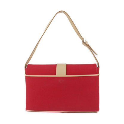 Burberry Red Canvas Shoulder
