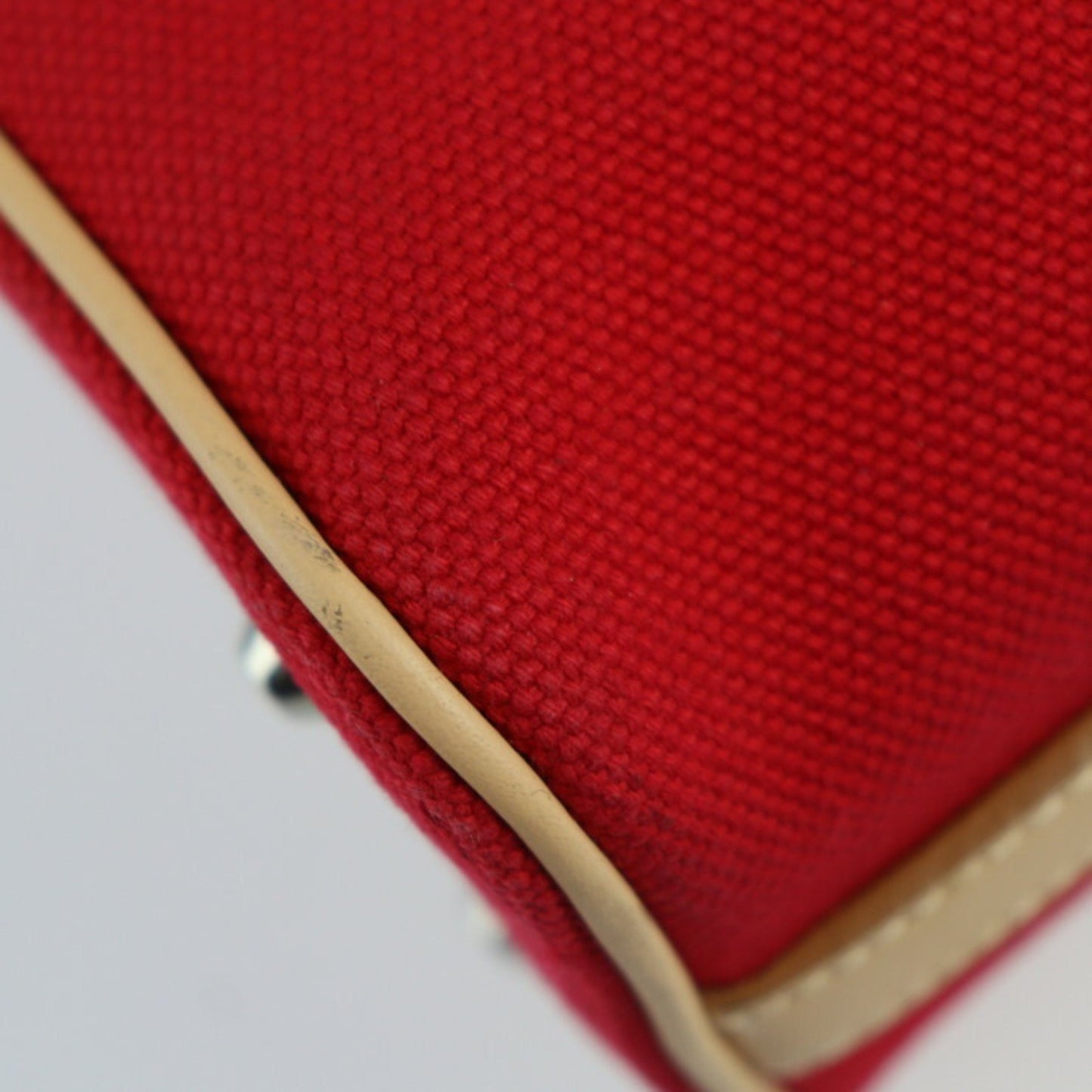 Burberry Red Canvas Shoulder