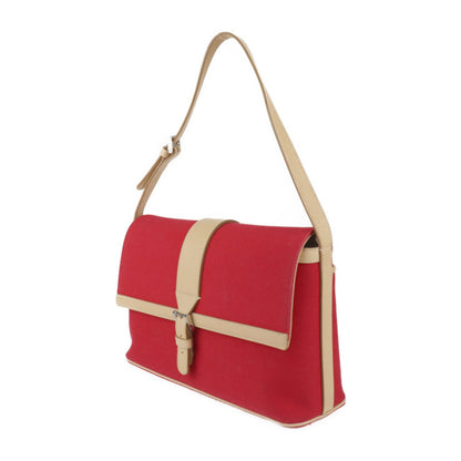 Burberry Red Canvas Shoulder