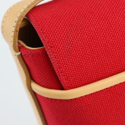 Burberry Red Canvas Shoulder