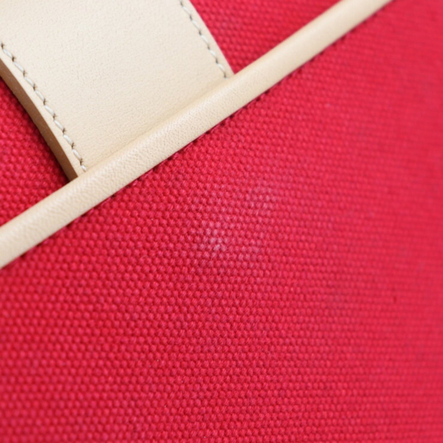 Burberry Red Canvas Shoulder