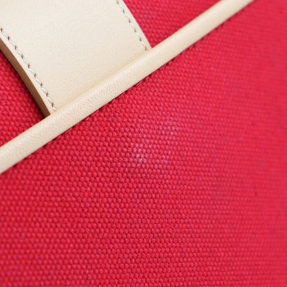 Burberry Red Canvas Shoulder