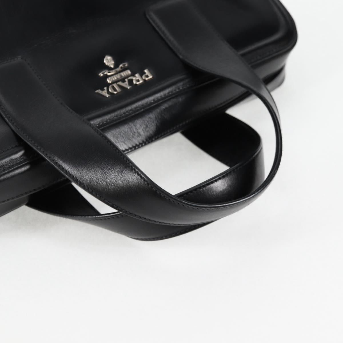 Prada Black Leather Handbag