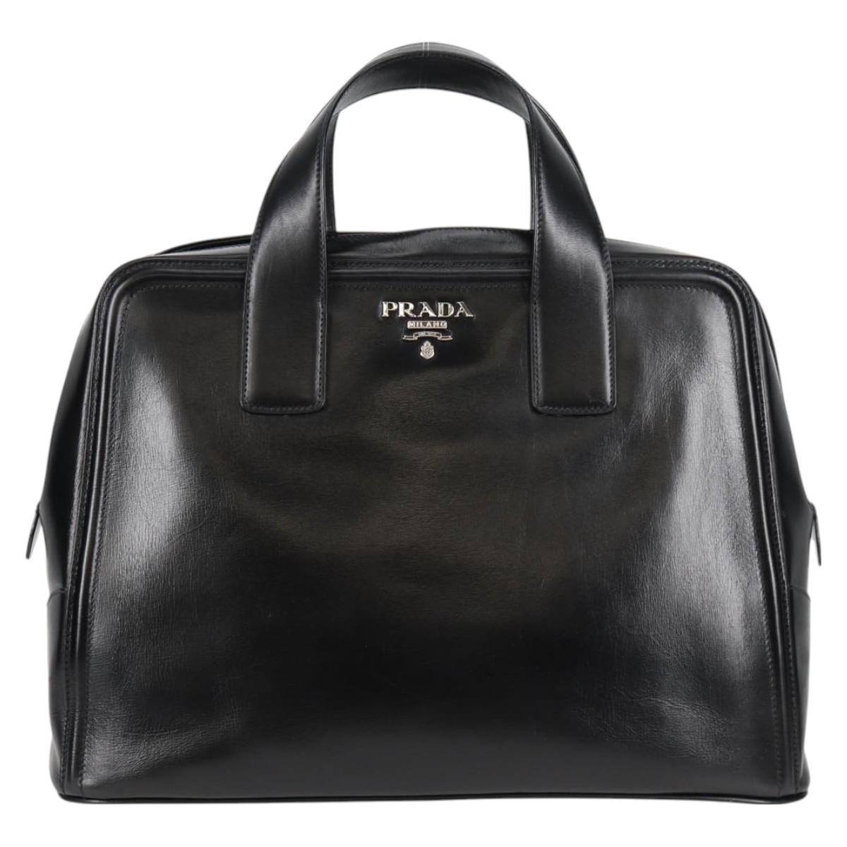 Prada Black Leather Handbag