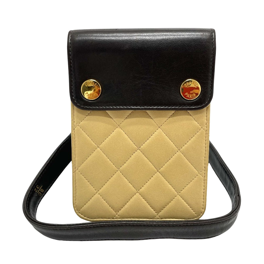 Chanel Black Leather Matelassé