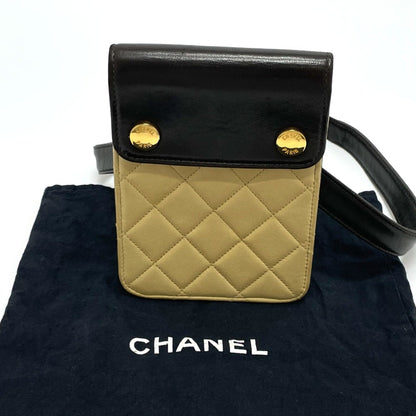 Chanel Black Leather Matelassé