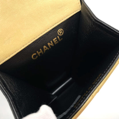 Chanel Black Leather Matelassé