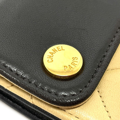 Chanel Black Leather Matelassé