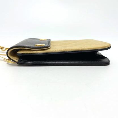 Chanel Black Leather Matelassé