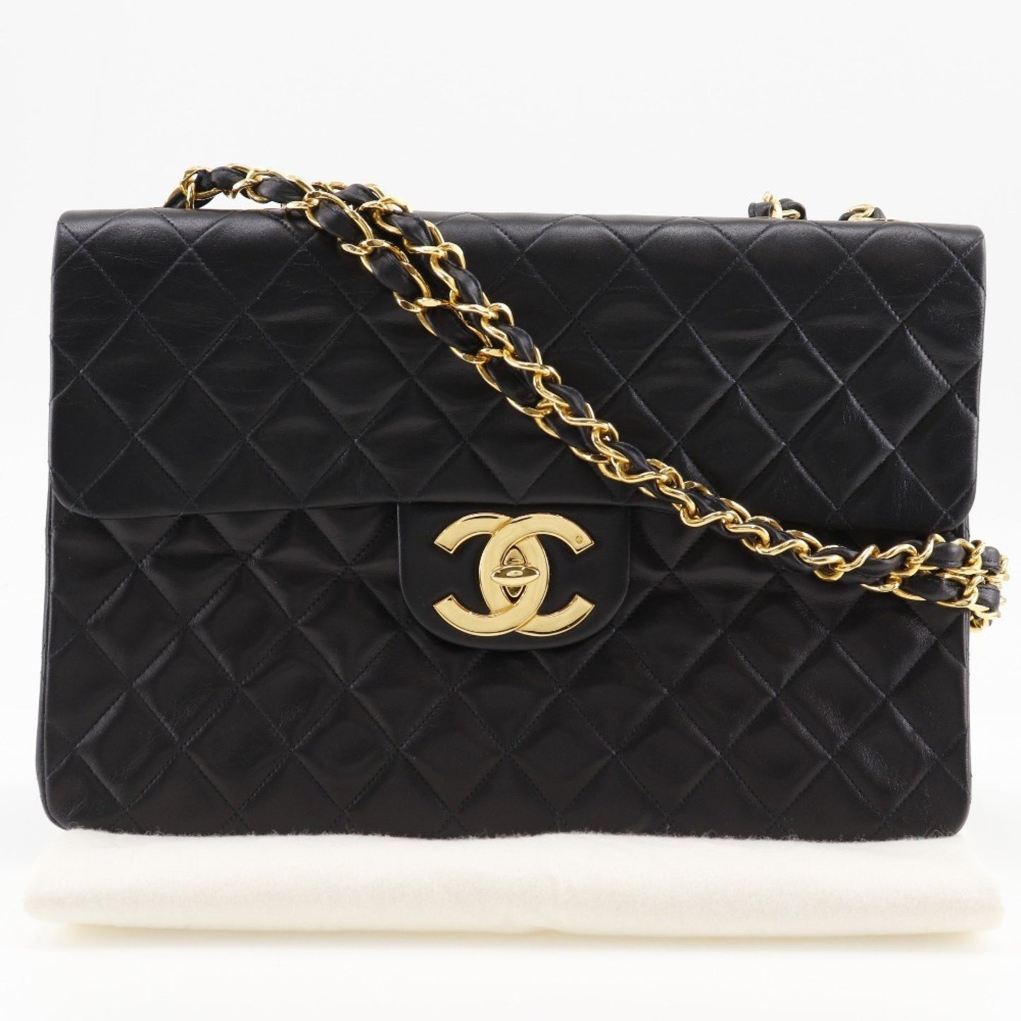 Chanel Black Leather Classic Flap