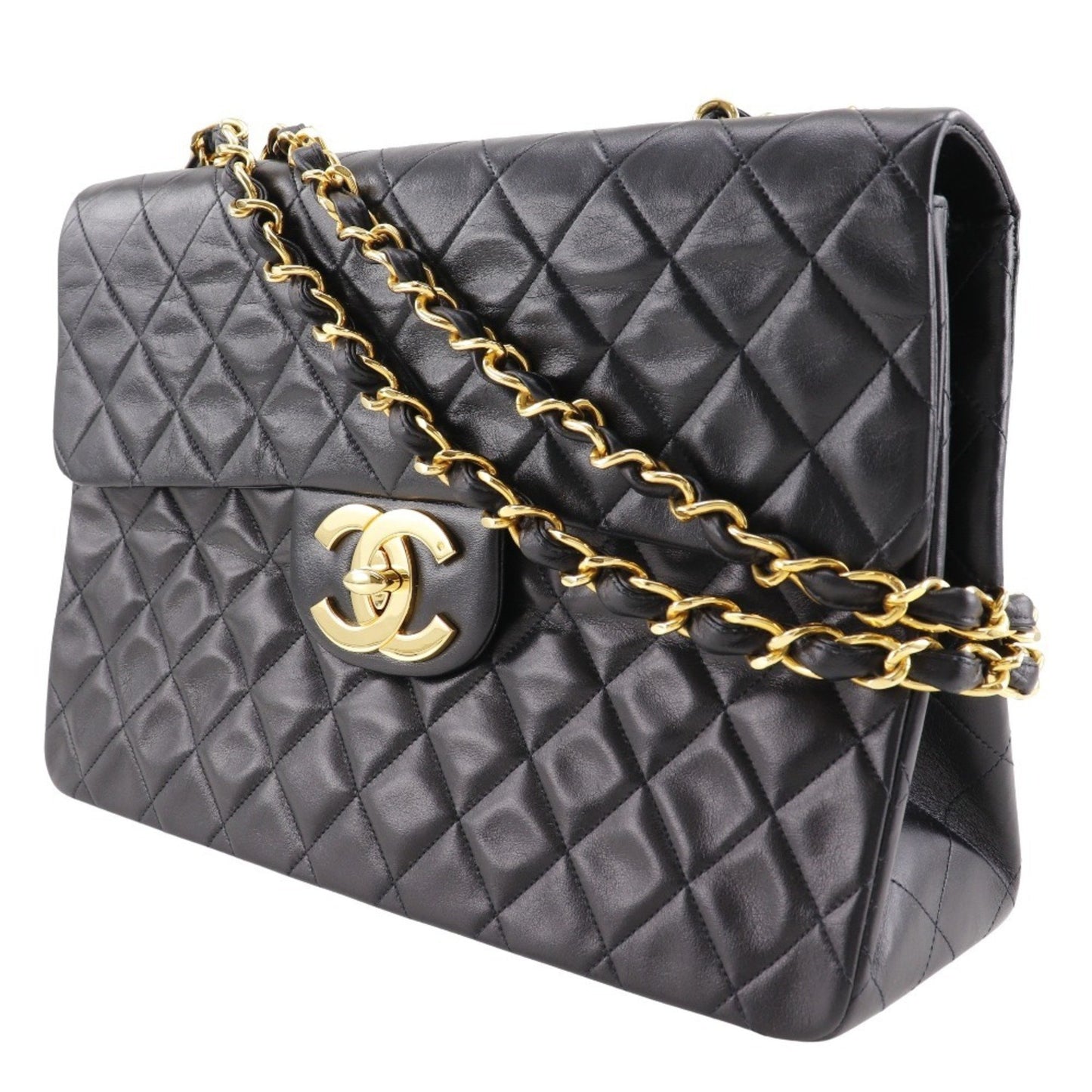 Chanel Black Leather Classic Flap