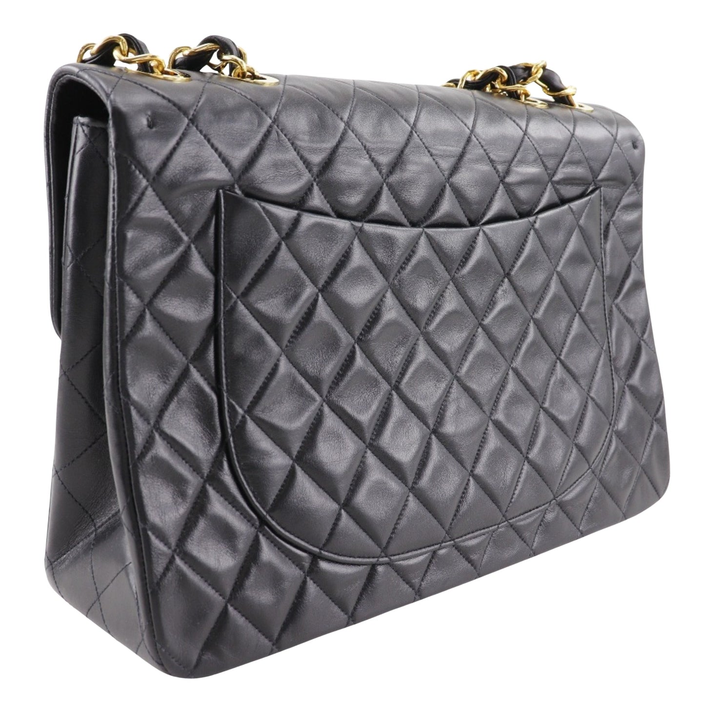 Chanel Black Leather Classic Flap
