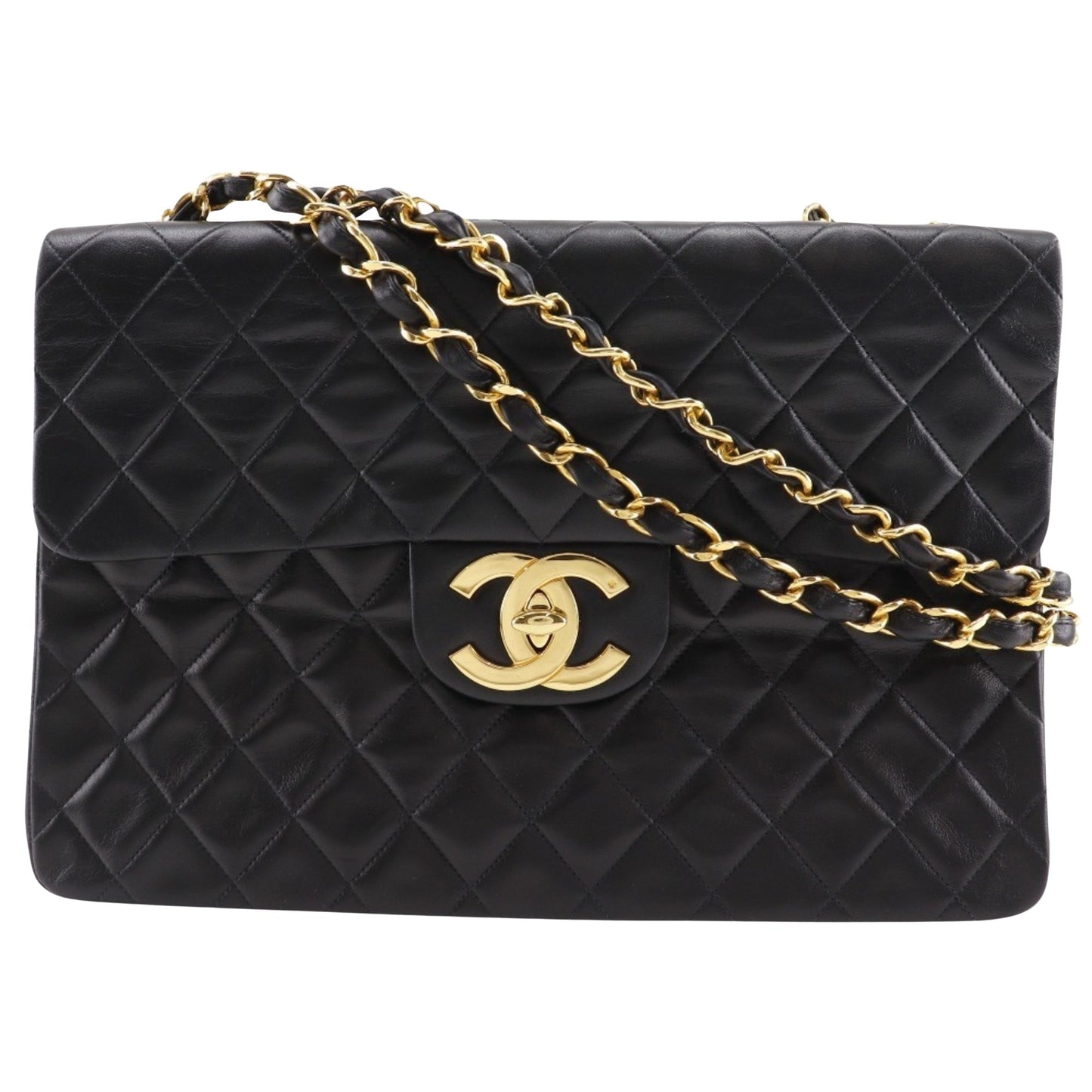 Chanel Black Leather Classic Flap