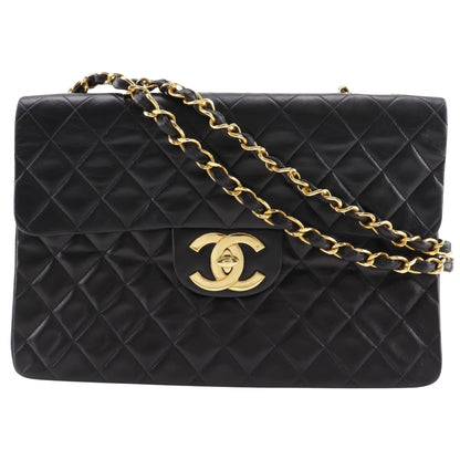 Chanel Black Leather Classic Flap