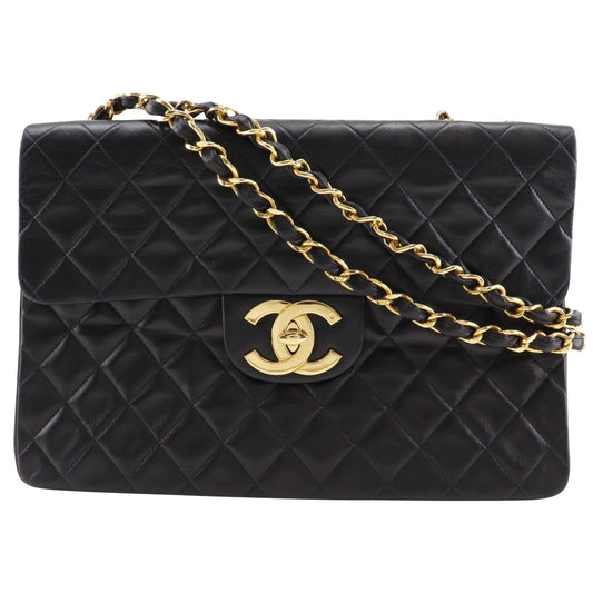 Chanel Black Leather Classic Flap
