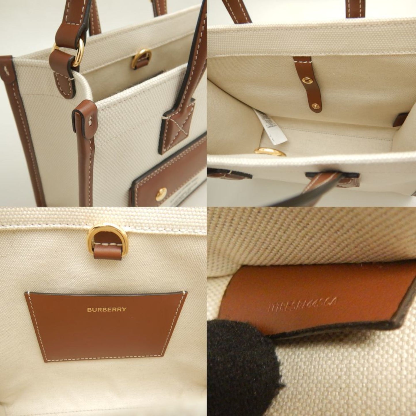 Burberry Brown Canvas Freya