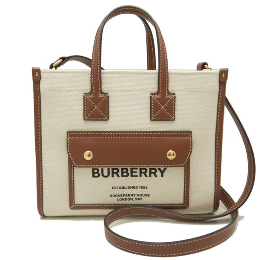 Burberry Brown Canvas Freya