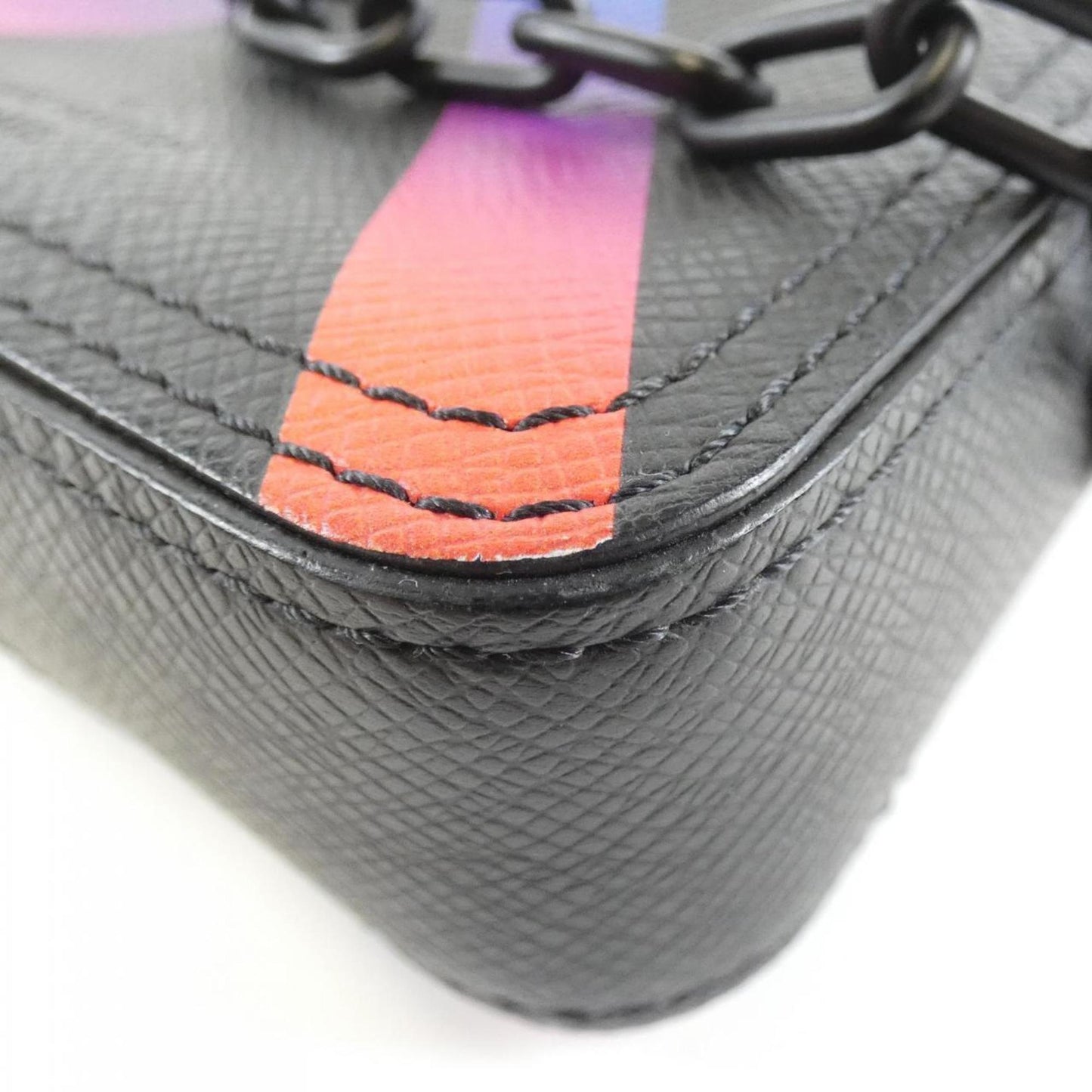 Louis Vuitton Black Leather Danube