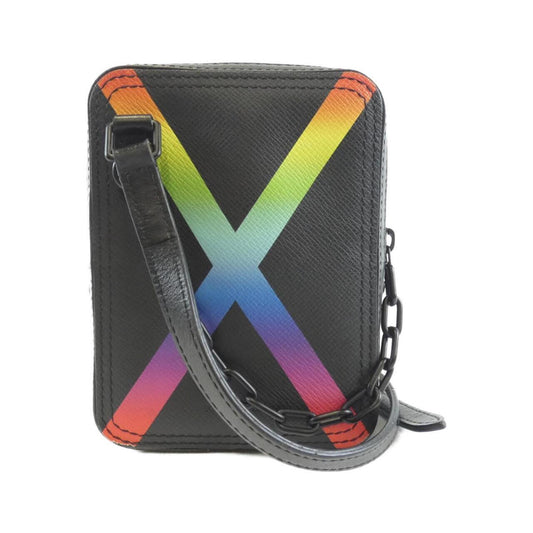 Louis Vuitton Black Leather Danube
