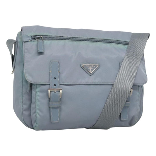 Prada Blue Nylon Tessuto