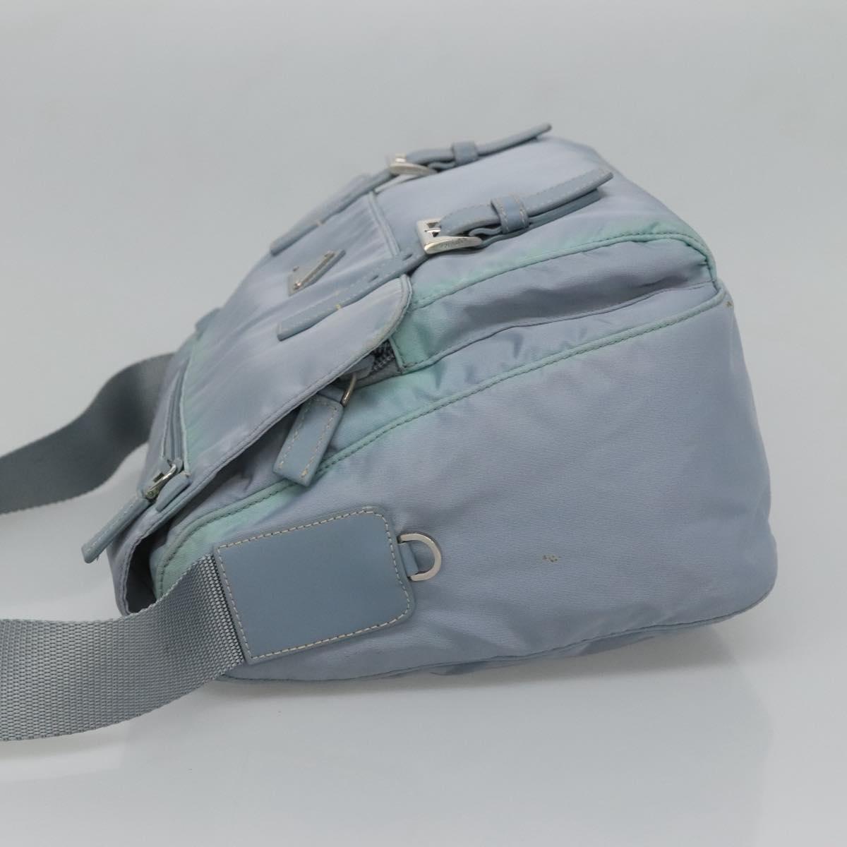 Prada Blue Nylon Tessuto