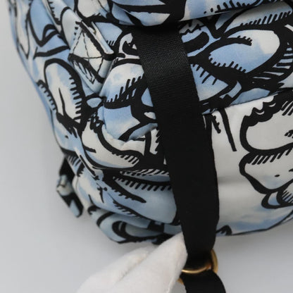 Fendi Blue Nylon Backpack