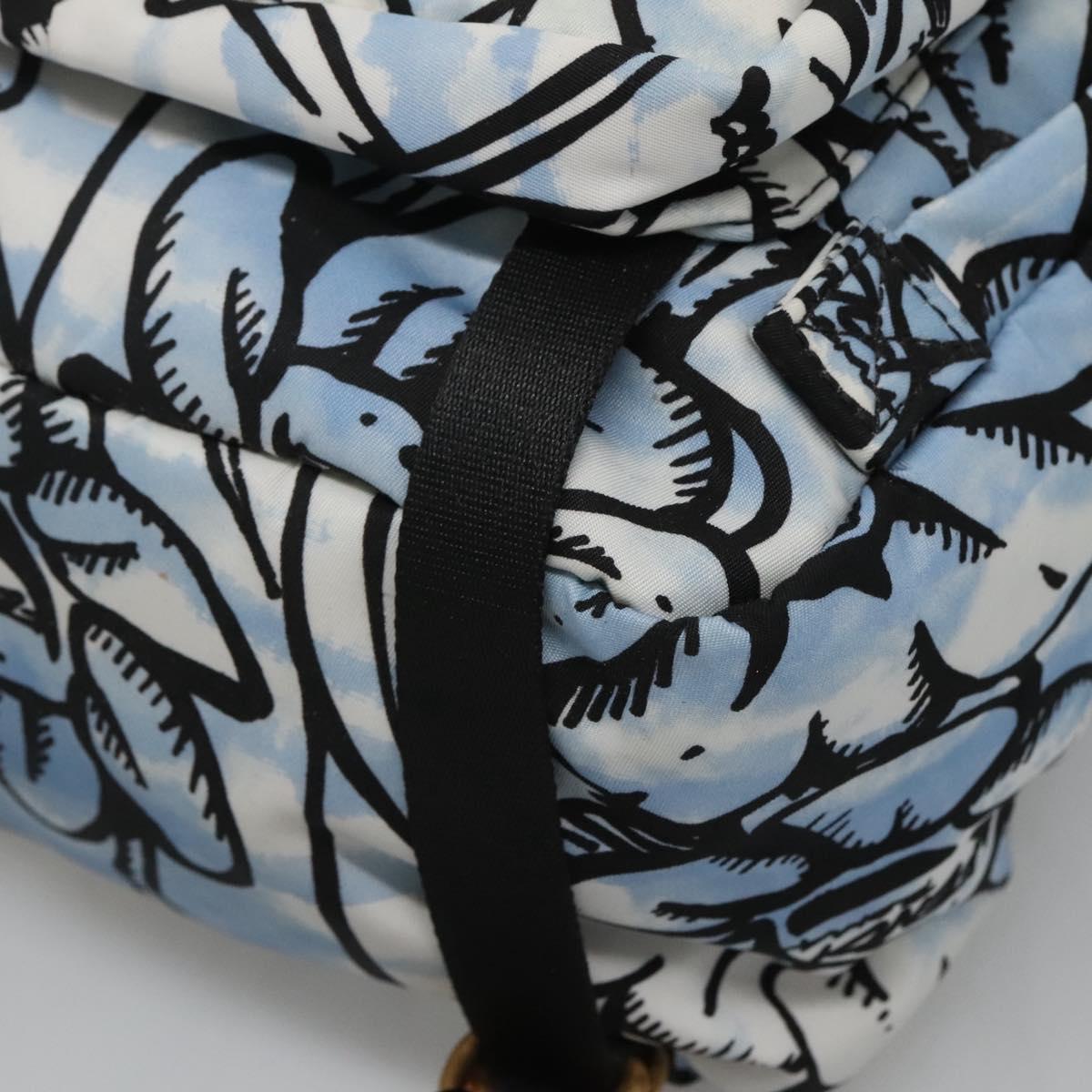 Fendi Blue Nylon Backpack