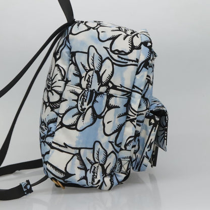 Fendi Blue Nylon Backpack