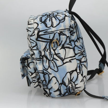 Fendi Blue Nylon Backpack
