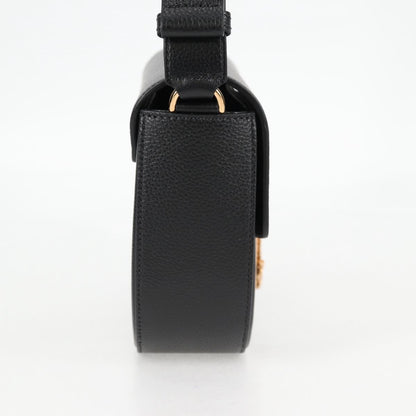 Versace Black Leather Medusa