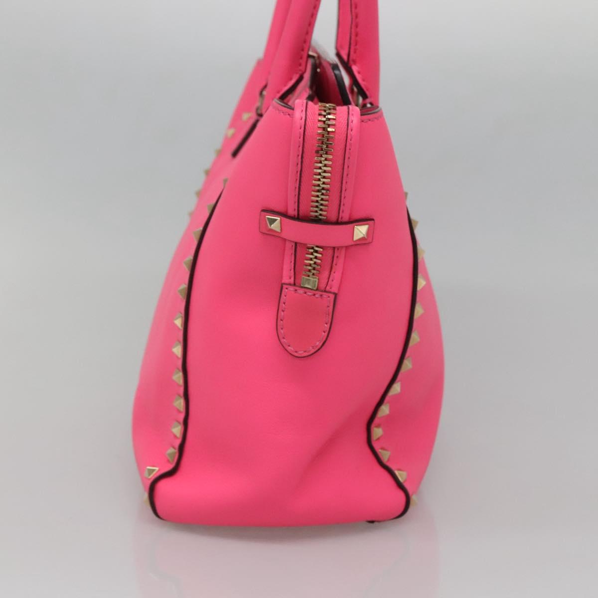 Valentino Garavani Pink Leather Rockstud