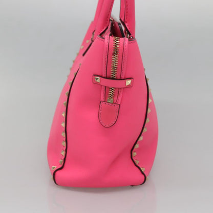 Valentino Garavani Pink Leather Rockstud