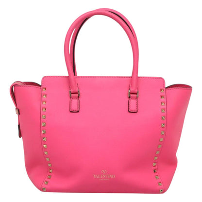 Valentino Garavani Pink Leather Rockstud