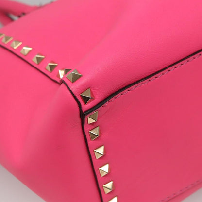 Valentino Garavani Pink Leather Rockstud
