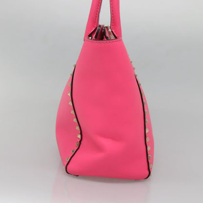 Valentino Garavani Pink Leather Rockstud
