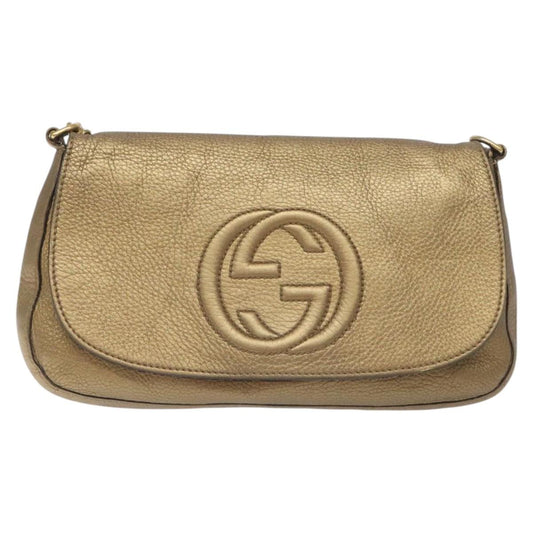 Gucci Gold Leather Soho