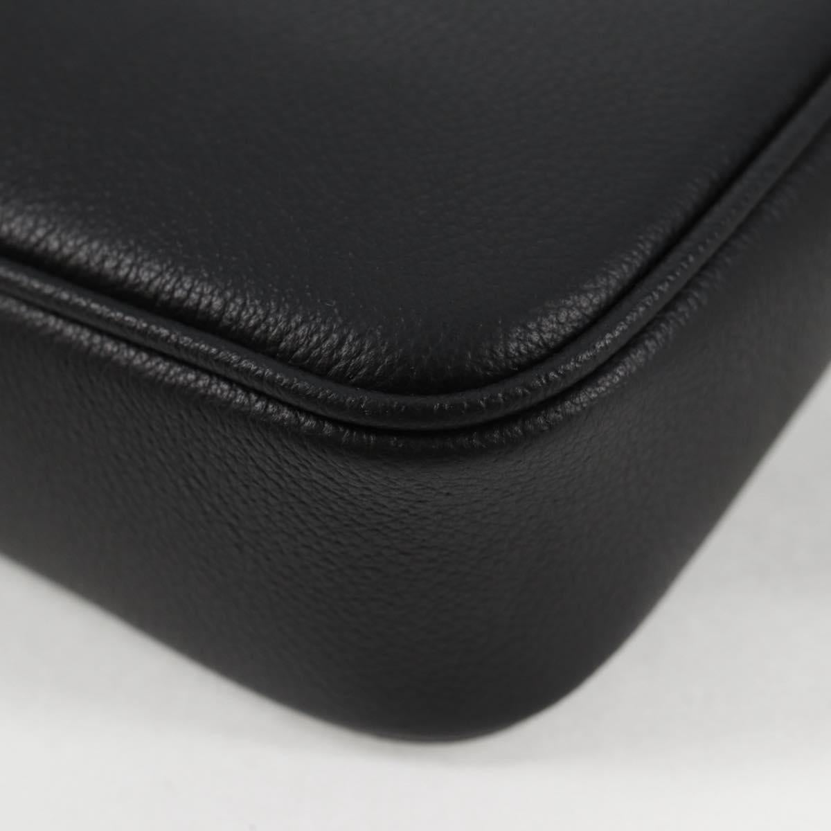 Versace Black Leather Medusa