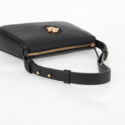 Versace Black Leather Medusa